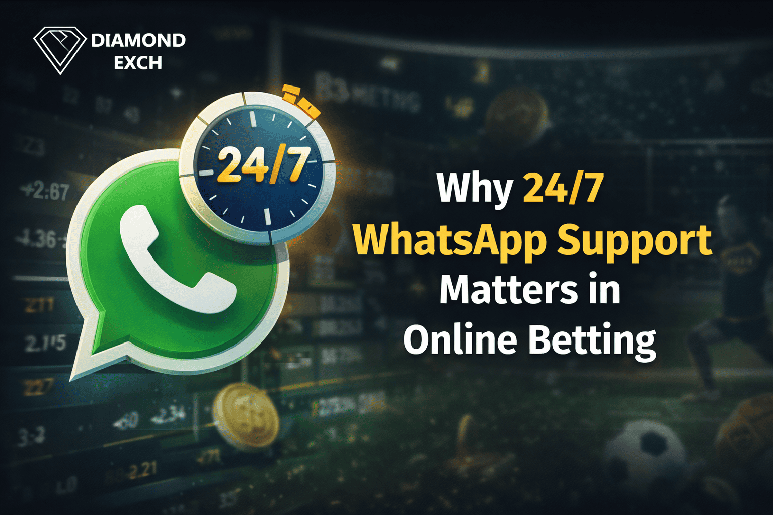 Read more about the article Why 24/7 WhatsApp Support Matters in Online Betting